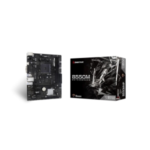 Mainboard | BIOSTAR | AMD B550 | SAM4 | Micro-ATX | Memory DDR4 | Memory slots 2 | 2xPCI-Express 3.0 1x | 1xPCI-Express 3.0 16x | 1xPCI-Express 4.0 16x | 1xM.2 | 1x15pin D-sub | 1xHDMI | 8xUSB 2.0 | 4xUSB 3.2 | 1xPS/2 | 1xRJ45 | 3xAudio port | B550MHP