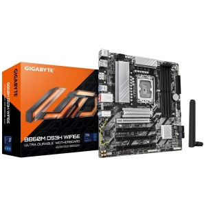 Mainboard | GIGABYTE | Intel B860 Express | LGA1851 | Micro-ATX | Memory DDR5 | Memory slots 4 | 4xPCI-Express 4.0 16x | 1xPCI-Express 5.0 16x | 2xM.2 | 1xHDMI | 2xDisplayPort | 1xAudio-In | 1xAudio-Out | 1xMicrophone | 3xUSB 2.0 | 1xUSB-C | 1xPS/2 | 1xRJ