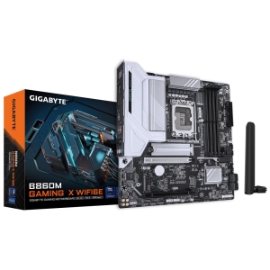 Mainboard | GIGABYTE | Intel B860 Express | LGA1851 | Micro-ATX | Memory DDR5 | Memory slots 4 | 2xPCI-Express 16x | 2xM.2 | 1xHDMI | 1xDisplayPort | 1xAudio-In | 1xAudio-Out | 1xMicrophone | 5xUSB 2.0 | 3xUSB 3.2 | 1xUSB-C | 1xRJ45 | B860MGAMINGXWIFI6E1.