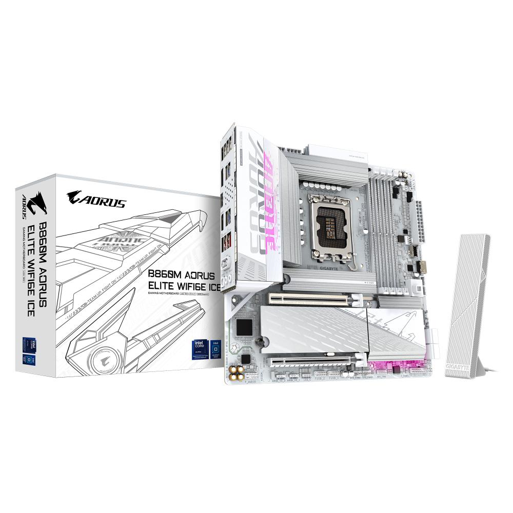 Mainboard | GIGABYTE | Intel B860 Express | LGA1851 | Micro-ATX | Memory DDR5 | 1xPCI-Express 16x | 3xM.2 | 1xHDMI | 1xDisplayPort | 4xUSB 2.0 | 6xUSB 3.2 | 1xUSB-C | 1xOptical S/PDIF | 1xRJ45 | 2xAudio port | B860MAELTWF6EICE1.0