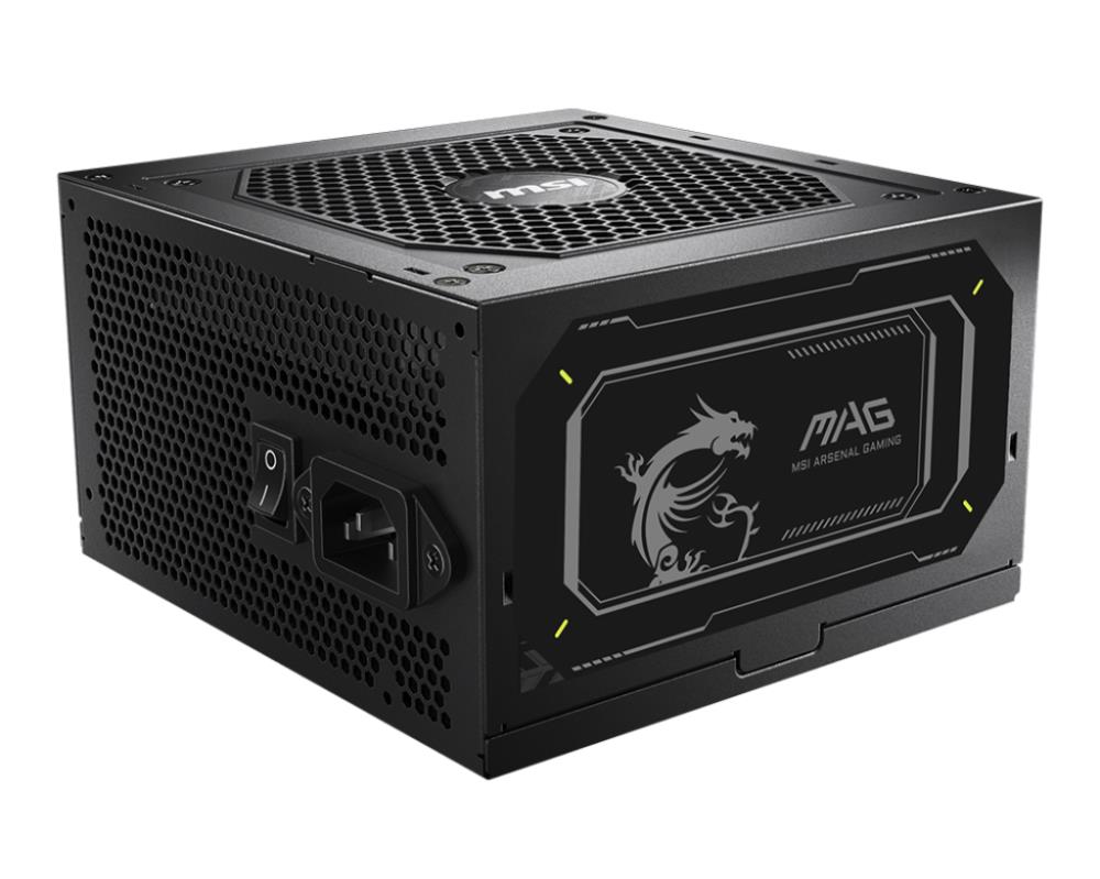 Power Supply | MSI | MAG A850GL PCIE5 II | 850 Watts | Efficiency 80 PLUS GOLD | PFC Active | MAGA850GLPCIE5II