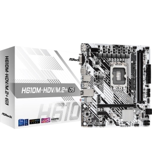 Mainboard | ASROCK | Intel H610 | LGA1700 | Micro-ATX | Memory DDR5 | Memory slots 2 | 1xPCI-Express 3.0 1x | 1xPCI-Express 4.0 16x | 1xM.2 | 1x15pin D-sub | 1xHDMI | 1xDisplayPort | 1xAudio-In | 1xAudio-Out | 1xMicrophone | 4xUSB 2.0 | 1xUSB 3.2 | 1xUSB-