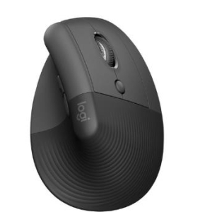 MOUSE USB OPTICAL WRL VERTICAL/BLACK RIGH 910-006494 LOGITECH