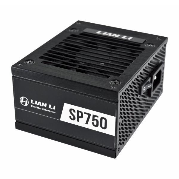 Power Supply | LIAN LI | SP750 BLACK | 750 Watts | Efficiency 80 PLUS GOLD | PFC Active | G89.SP750B.00EU