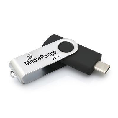 MEMORY DRIVE FLASH USB-C 32GB/MR1952 MEDIARANGE