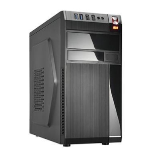 Case | GOLDEN TIGER | Baltimore 530 | MiniTower | 450 Watts | MicroATX | Colour Black | BALTIMORE5304USB450W
