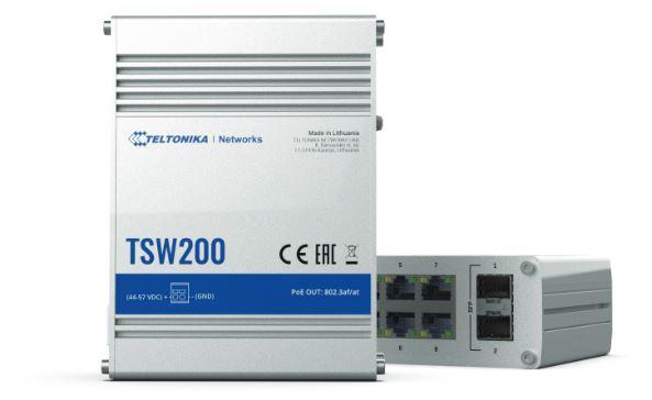 Switch | TELTONIKA | TSW200 | PoE ports 8 | 240 Watts | TSW200