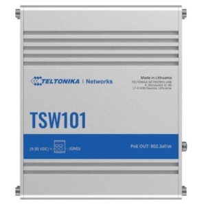 Switch | TELTONIKA | TSW101 | 5xRJ45 | PoE ports 4 | 60 Watts | TSW101