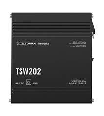 Switch | TELTONIKA | TSW202 | Type L2 | 2xSFP | 8xRJ45 | PoE+ ports 8 | 240 Watts | TSW202