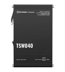 Switch | TELTONIKA | TSW040 | 8xRJ45 | PoE+ ports 8 | 240 Watts | TSW040