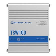 Switch | TELTONIKA | TSW100 | 5xRJ45 | PoE+ ports 4 | 120 Watts | TSW100