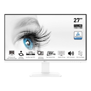 LCD Monitor | MSI | PRO MP273AW | 27" | Business | Panel IPS | 1920x1080 | 16:9 | 100Hz | Matte | 4 ms | Speakers | Tilt | Colour White | PROMP273AW