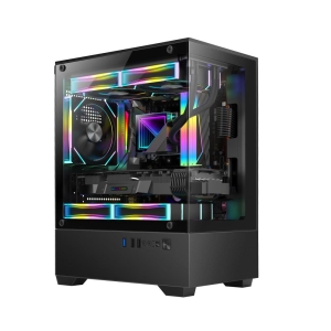 Case | GOLDEN TIGER | Raider SL-2 | MiniTower | Case product features Transparent panel | Not included | MicroATX | Colour Black | RAIDERSL-2