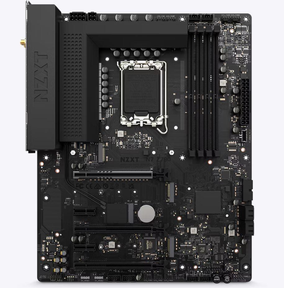 Mainboard | NZXT | Intel Z790 | LGA1700 | ATX | Memory DDR5 | Memory slots 4 | 2xPCI-Express 3.0 1x | 2xPCI-Express 4.0 16x | 1xPCI-Express 5.0 16x | 1xM.2 | 1xHDMI | 2xUSB 2.0 | 2xUSB 3.2 type B | 3xUSB 3.2 | 1xUSB-C | 1xOptical S/PDIF | 1xRJ12 | 5xAudio