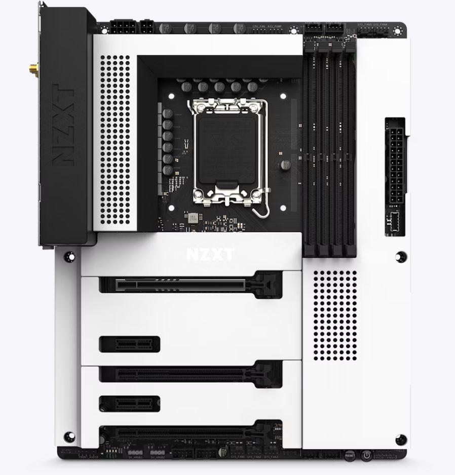 Mainboard | NZXT | Intel Z790 | LGA1700 | ATX | Memory DDR5 | Memory slots 4 | 2xPCI-Express 3.0 1x | 2xPCI-Express 4.0 16x | 1xPCI-Express 5.0 16x | 1xM.2 | 1xHDMI | 2xUSB 2.0 | 2xUSB 3.2 type B | 3xUSB 3.2 | 1xUSB-C | 1xOptical S/PDIF | 1xRJ12 | 5xAudio