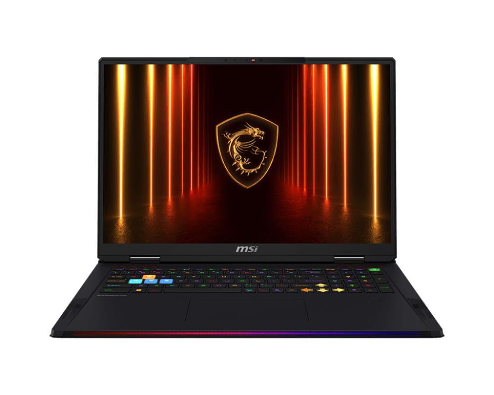 Notebook | MSI | Raider | 18 HX AI A2XWJG | CPU  Core Ultra | U9-285HX | 2800 MHz | 18" | 3840x2400 | RAM 64GB | DDR5 | 6400 MHz | SSD 2TB+2TB | NVIDIA GeForce RTX 5090 | 24GB | ENG | Card Reader SD Expres | Windows 11 Home | Black | 3.6 kg | RDR18HX