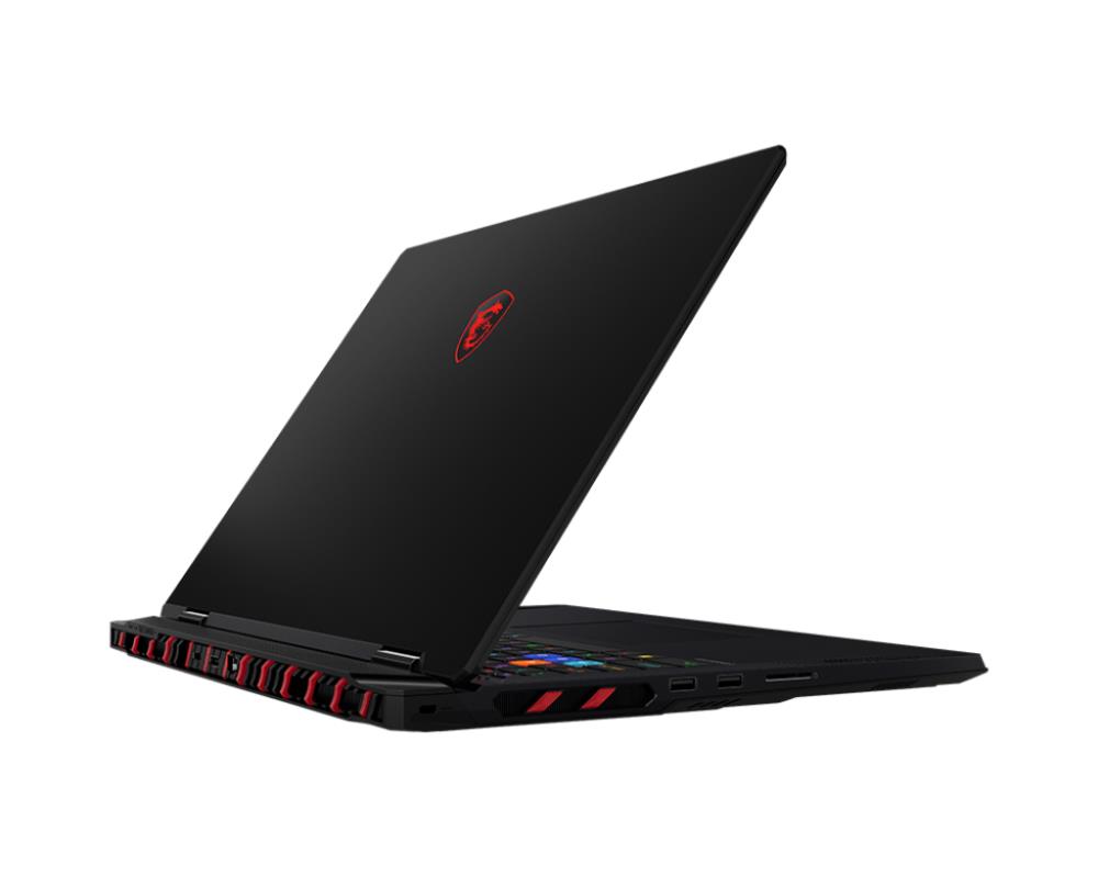 Notebook | MSI | Raider | A18HX A9WJG | CPU  Ryzen 9 | 9955HX3D | 2500 MHz | 18" | 3840x2400 | RAM 64GB | DDR5 | 5600 MHz | SSD 2TB | NVIDIA GeForce RTX 5090 | 24GB | ENG | Card Reader SD Express | Windows 11 Home | Black | 3.6 kg | RAIDERA18HXA9WJG-