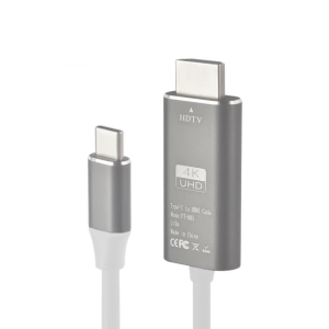 RoGer FT-H05 USB-C to HDMI UltraHD 4K@30Hz Cable 2m / white