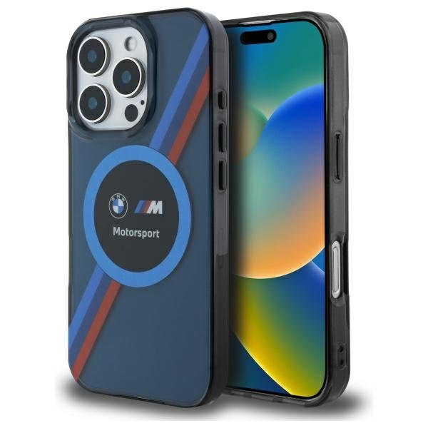 BMW BMHMP16L23HTPUV Motorsport Чехол для Apple iPhone 16 Pro