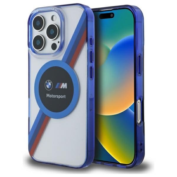 BMW BMHMP16L23HTPUT Motorsport Case for Apple iPhone 16 Pro