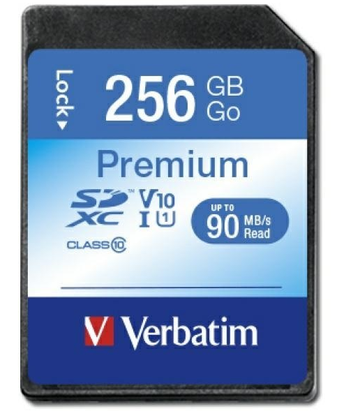 Verbatim 44026 Premium SDXC Сlass 10 Memory Card 256GB