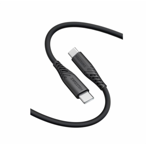 Swissten Soft Silicone USB-C - USB-C 60W Cable 0.4m