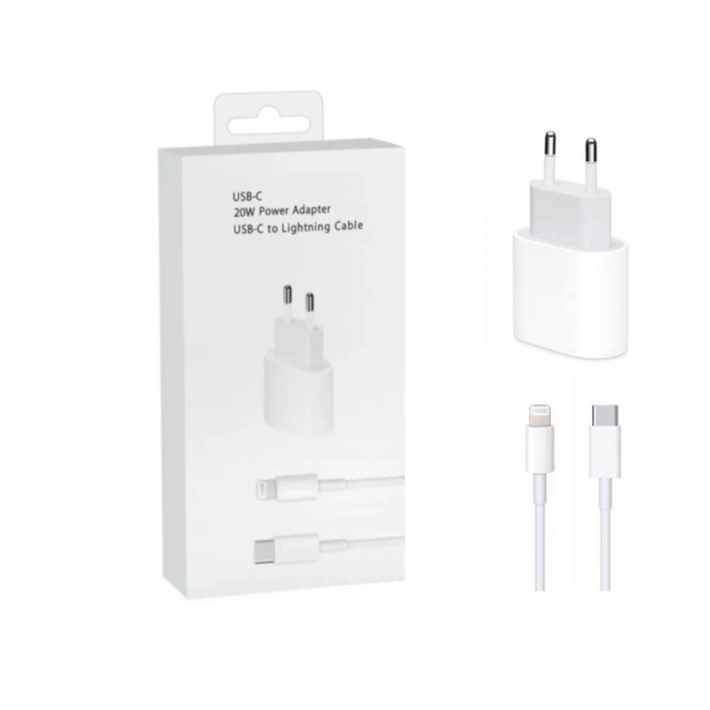 RoGer CH20W1M Wall Charger 20W / USB-C - Lightning 1m