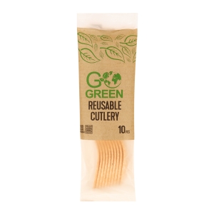 Go Green Reusable Forks 10pcs