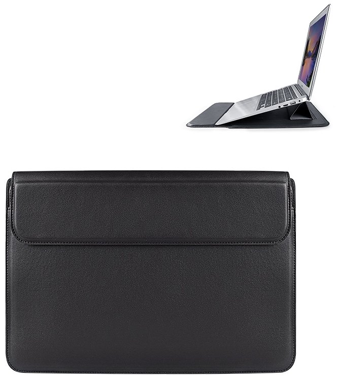 Devia Ultra-Thin MacBook Leather bracket bag 13.3"- 16"