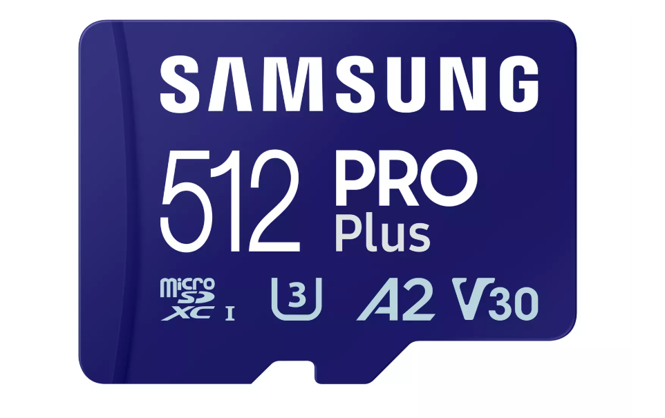 Samsung Pro PLUS MicroSDXC UHS-I Klases 10 Карта памяти 512GB