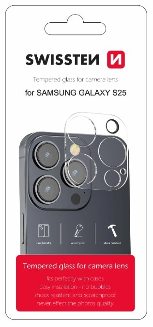 Swissten Tempered Glass For Camera Lens for Samsung Galaxy S25 5G