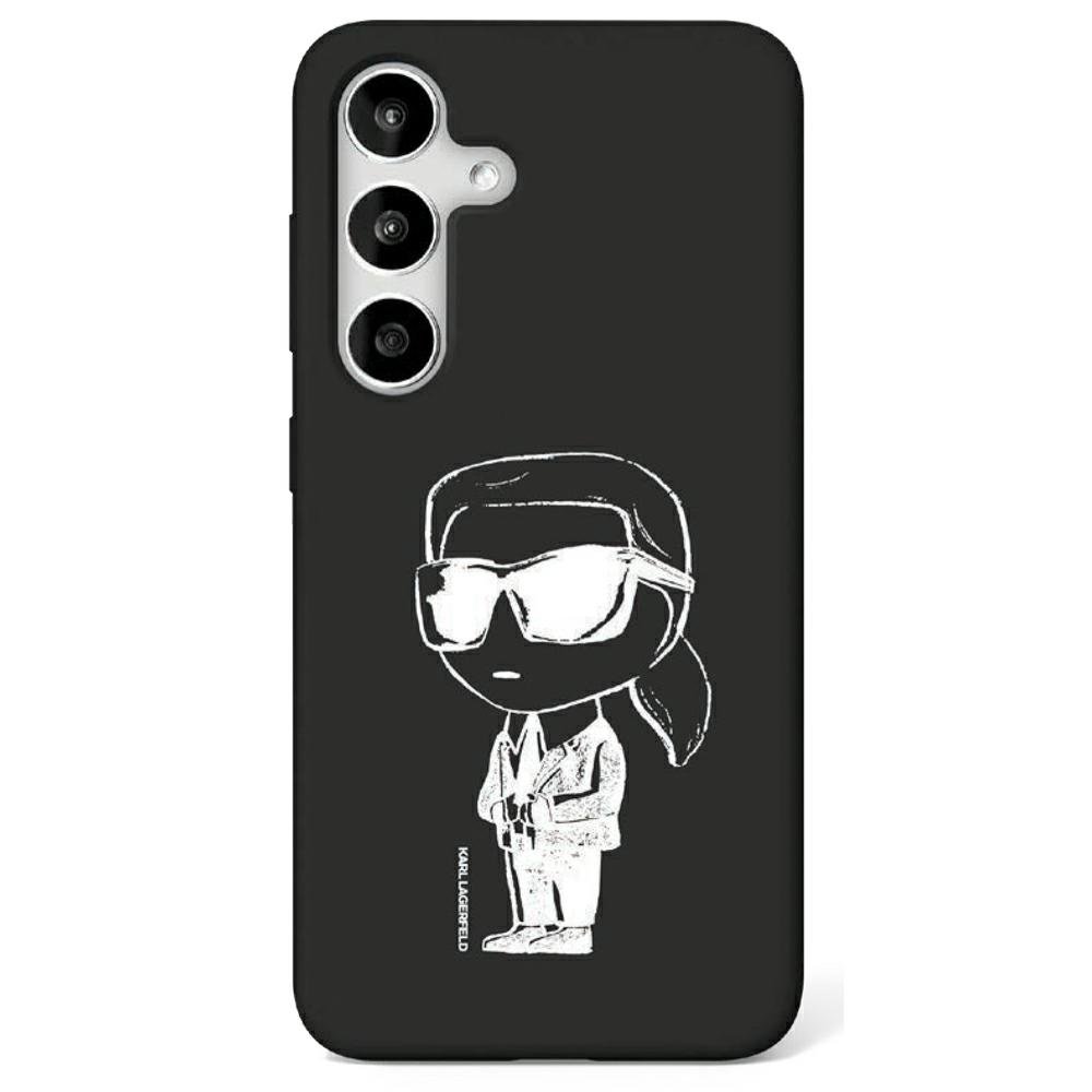 Karl Lagerfeld Silicone Graffiti Ikonik Printed Logo MagSafe Силиконовый чехол для Samsung Galaxy S25 Ultra