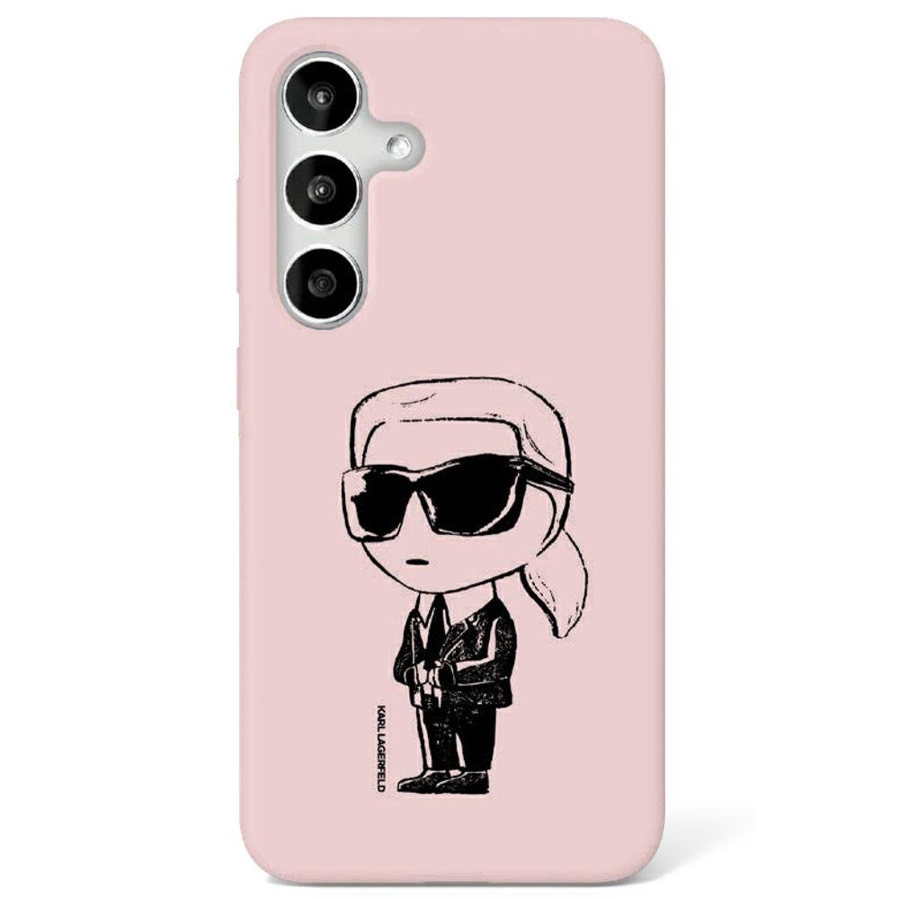 Karl Lagerfeld Graffiti Ikonik Printed Logo MagSafe Силиконовый чехол для Samsung Galaxy S25 Ultra