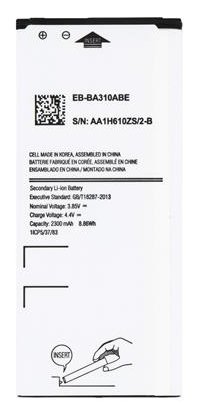 Samsung Replacement EB-BA310ABE батарея A310F Galaxy A3 (2016) Li-Ion 2300mAh (NO LOGO)