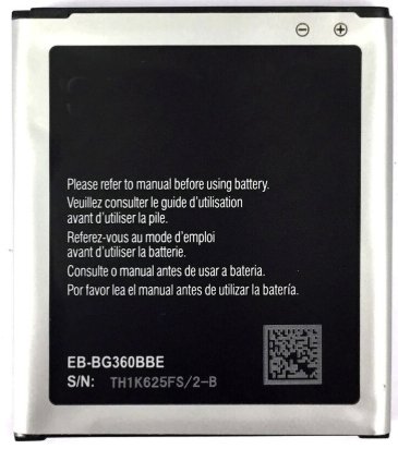 Samsung Replacement EB-BG360BBE Аккумулятор G360 G361 Galaxy Core Prime Li-Ion 2000mAh (NO LOGO)