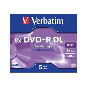 Verbatim 43541 Матрицы 5x DVD+R DL / 8.5GB