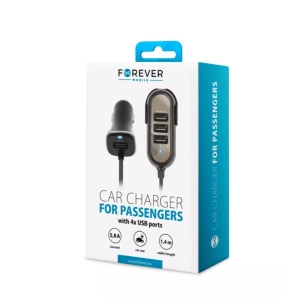 Forever PC-01 Car charger 4x USB / 5.8 A