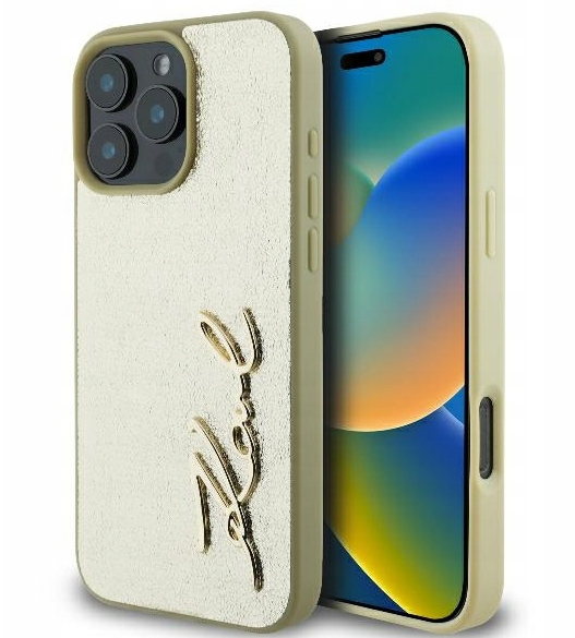 Karl Lagerfeld Metal Signature Защитный Чехол для Apple iPhone 16 Pro