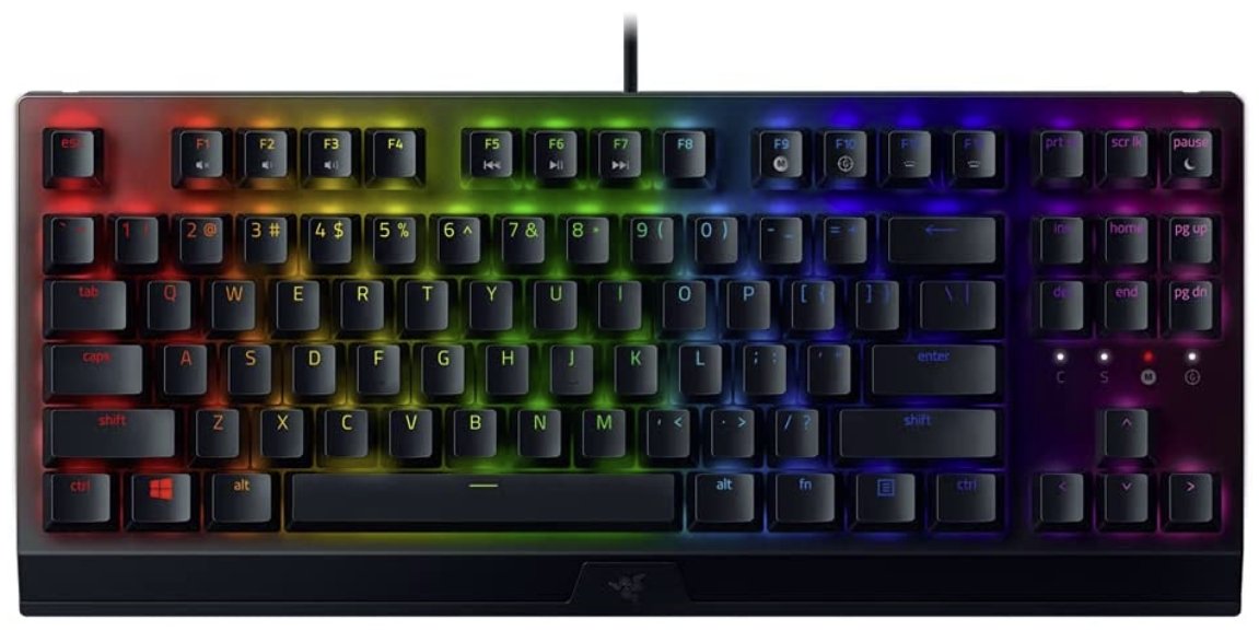 Razer BlackWidow V3 Tenkeyless Yellow Игровая клавиатура QWERTY