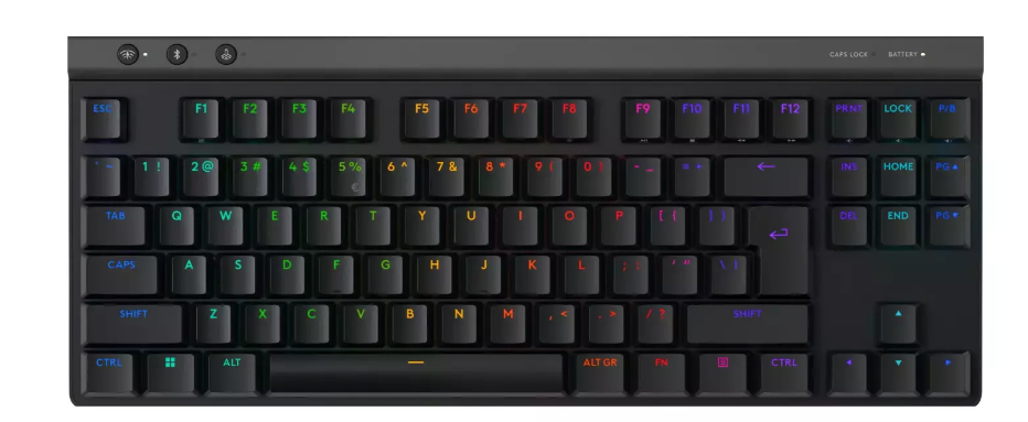 Logitech G515 TKL Lightspeed Bluetooth Беспроводная Игровая Клавиатура QWERTY