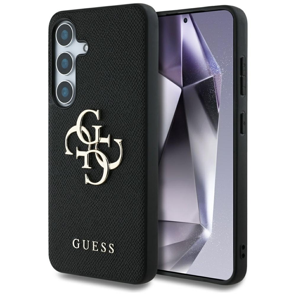 Guess Grained Big 4G Logo Small Classic Logo Защитный чехол для Samsung Galaxy S25 Ultra