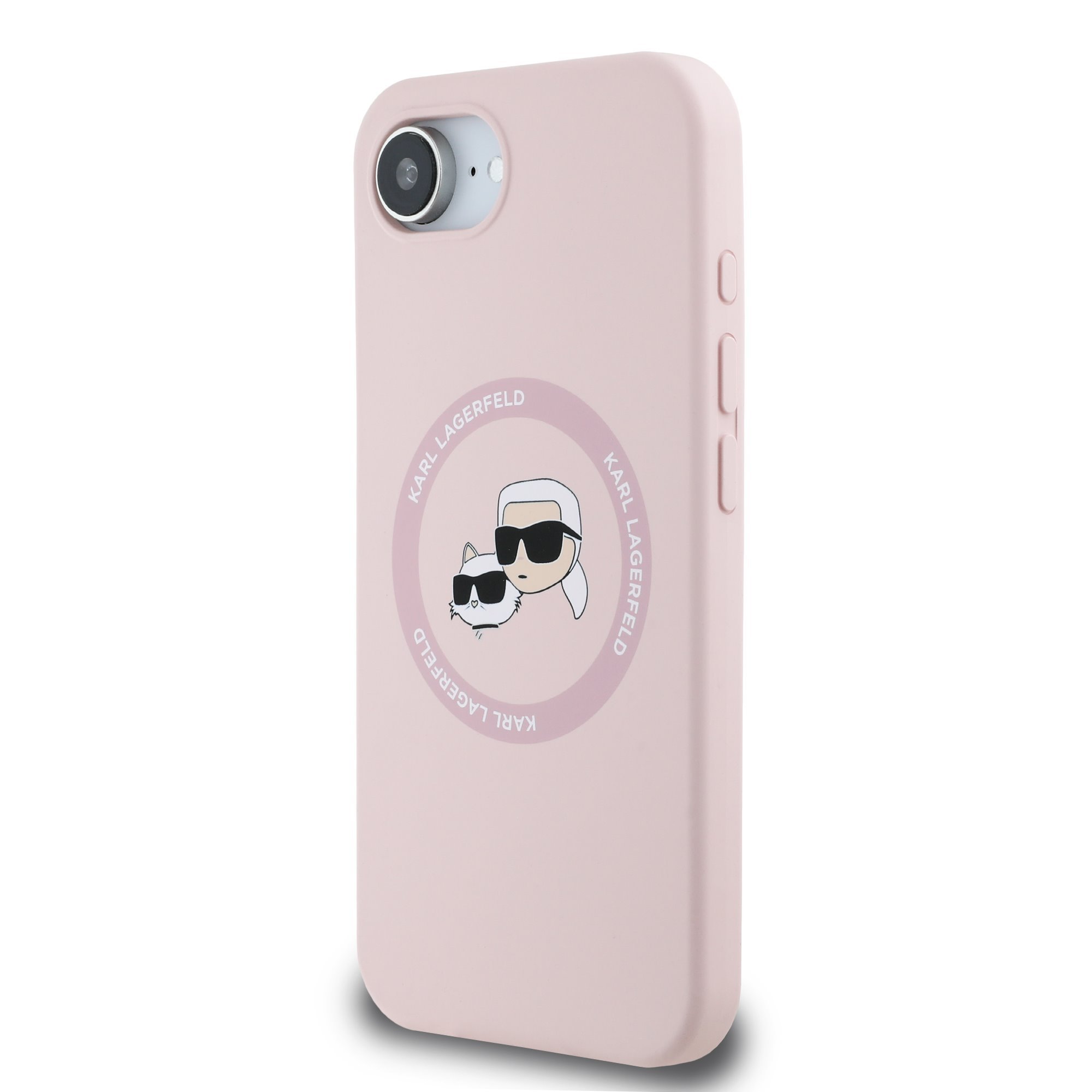 Karl Lagerfeld Liquid Silicone K&CH Heads MagSafe Case Чехол для Apple iPhone 16e