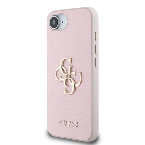 Guess PU Grained 4G Metal Logo Case for Apple iPhone 16e