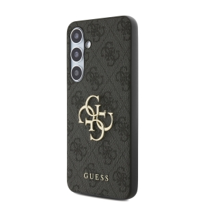 Guess PU 4G Metal Logo Case Чехол для Samsung Galaxy S24 FE