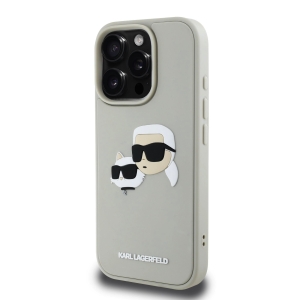 Karl Lagerfeld 3D Rubber Double Heads Case for Apple iPhone 16 Pro Max