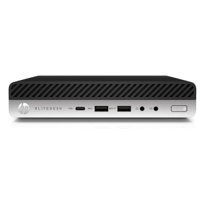 HP EliteDesk 800 G3 Micro Стационарный компьютер i3-6100T / 8GB DDR4 / 256GB SSD / Windows 11 Pro / Refurbished