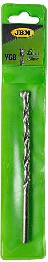KIVI / TELLISE / BETOONI / TSEMENDI PUUR YG8-KÕVASULAM 5.0X80MM. RIPUTUSPAKEND 1TK JBM