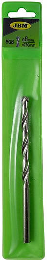 KIVI / TELLISE / BETOONI / TSEMENDI PUUR YG8-KÕVASULAM 8.0X120MM. RIPUTUSPAKEND 1TK JBM