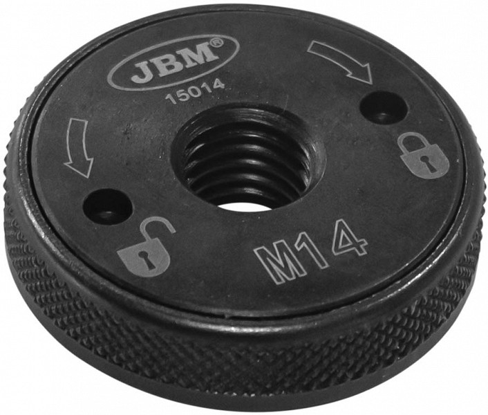UNIVERSAALNE LUKUSTUSMUTTER M14 125-150-230MM NURKLIHVIJATELE. VÕTMEVABA JBM
