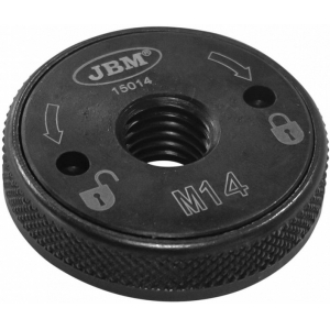 UNIVERSAALNE LUKUSTUSMUTTER M14 125-150-230MM NURKLIHVIJATELE. VÕTMEVABA JBM